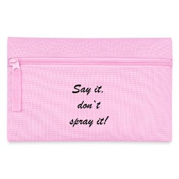 Dis-le - Trousse - rose - Devant