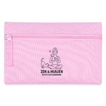 Zen and Meow Cat Mom - Pencil Case - pink - Front