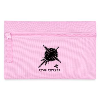 Crop Circle Graffiti Cosmique - Trousse - rose - Devant