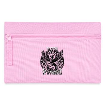 Fiery phoenix with fire - Pencil Case - pink - Front