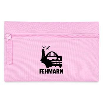 fehmarn schleswig holstein - Federtasche - Rosa - Vorne