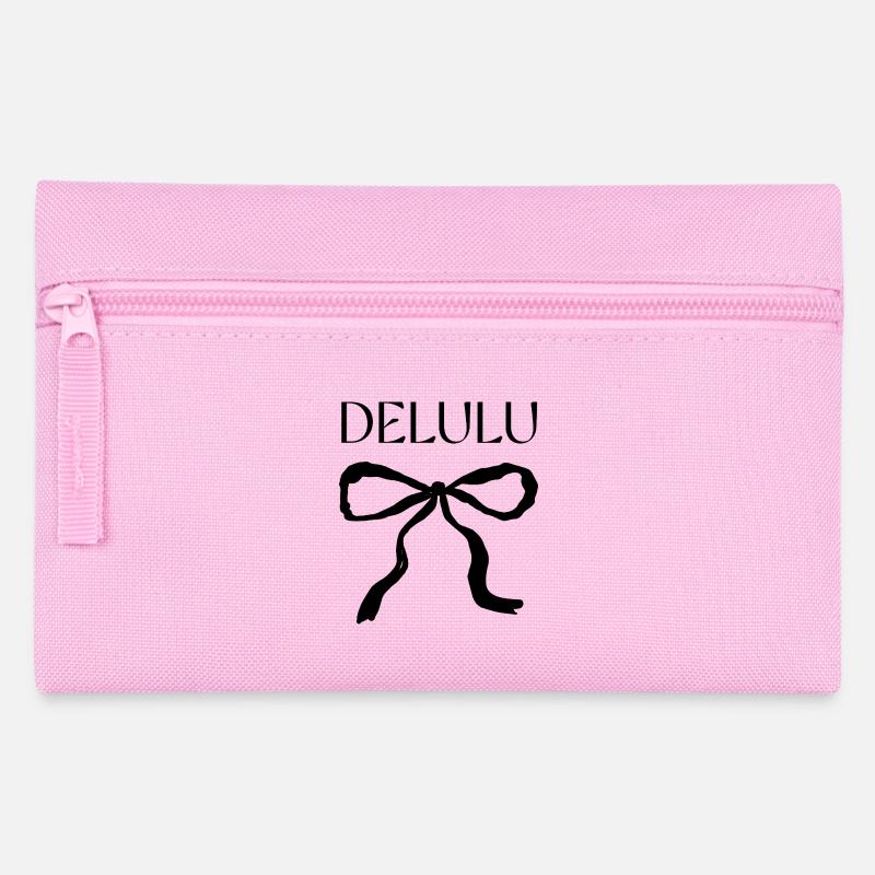 Déclaration Delulu avec révérence - Trousse - rose