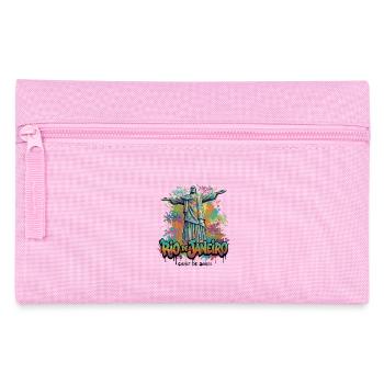 Christus der Erlöser - Wächter über Rio - Federtasche - Rosa - Vorne
