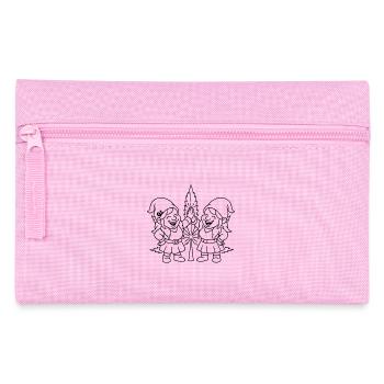 Zwergenfreundinnen mit Cannabisblatt - Federtasche - Rosa - Vorne