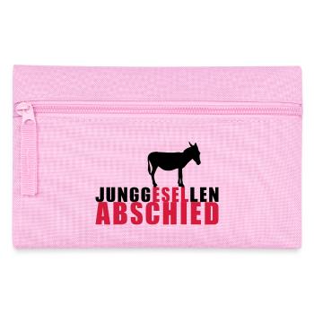 JunggESELlenabschied - Federtasche - Rosa - Vorne
