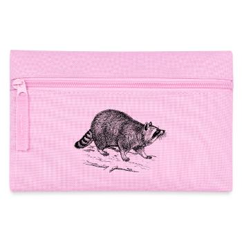 raccoon waschbaer baer baby26 - Federtasche - Rosa - Vorne