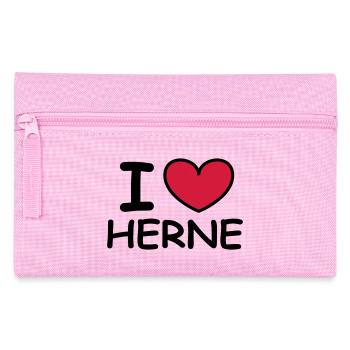 I ♥ Herne - Federtasche - Rosa - Vorne