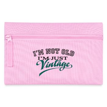 Not Old ... Vintage 2C - Pencil Case - pink - Front
