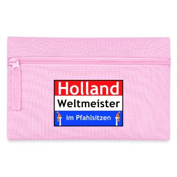 Holland - Federtasche - Rosa - Vorne
