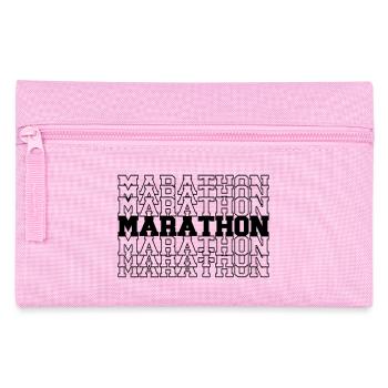 marathon - Pencil Case - pink - Front