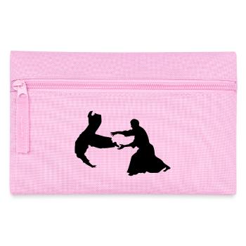 Aikido-Wurf - Federtasche - Rosa - Vorne
