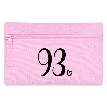 Cute Number 93, 93 Years Old, 93rd Birthday Gift - Pencil Case - pink - Front