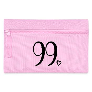 Cute Number 99, 99 Years Old, 99th Birthday Gift - Pencil Case - pink - Front