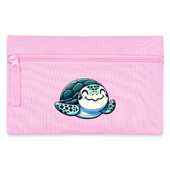 Charmante tortue de mer - Trousse - rose - Devant
