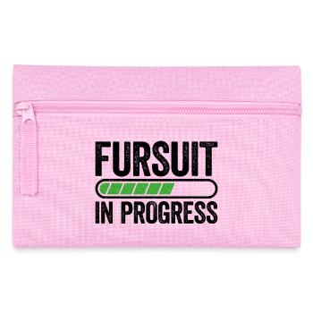 Fursuit in the works – Soon the time has come! - Pencil Case - pink - Front