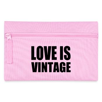 Love is vintage - Pencil Case - pink - Front