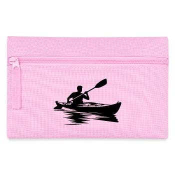 Paddle Sports Small Manoeuvrable Kayak Boat - Pencil Case - pink - Front