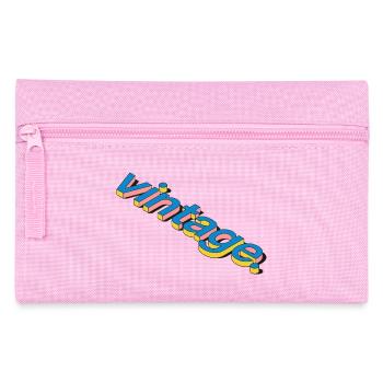 Conception de typographie 3D rétro vintage - Trousse - rose - Devant
