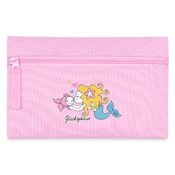 Glückgeküsst - Federtasche - Rosa - Vorne
