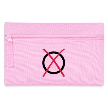 yes no ok election - Pencil Case - pink - Front