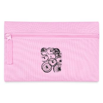 Fahrrad biker cool design style reifen speichen gr - Federtasche - Rosa - Vorne