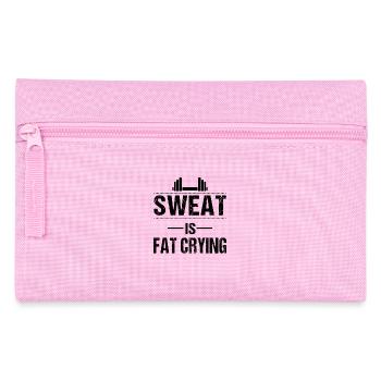 Sweat is fat crying - Federtasche - Rosa - Vorne