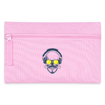 Amazing skull design with headphones - Trousse - rose - Devant