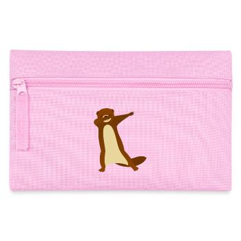 Otter Dab Dance - Cool Gift - Pencil Case - pink - Front