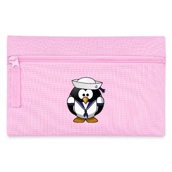 Pinguin Matrose - Federtasche - Rosa - Vorne