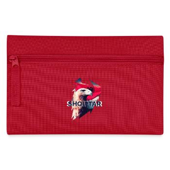 Design for Albanians - Shqiptar with Albanian Adle - Pencil Case - red - Front