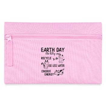 Earth Day the Kitty Way - Federtasche - Rosa - Vorne