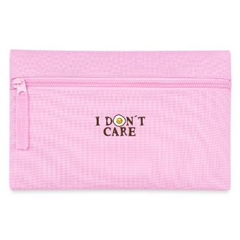 I do not care - Pencil Case - pink - Front