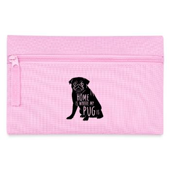Mops - Federtasche - Rosa - Vorne
