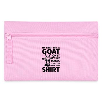 My Shirt has a Goat on it - Trousse - rose - Devant