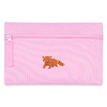 red panda - Pencil Case - pink - Front