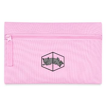 Schrödinger's cat - Pencil Case - pink - Front