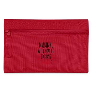 Heiratsantrag Antrag Mummy Geschenk Idee - Federtasche - Rot - Vorne