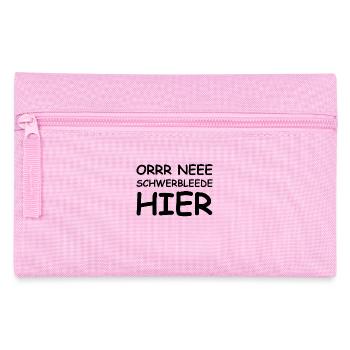 funny saying Ossi Saxon dialect - Pencil Case - pink - Front