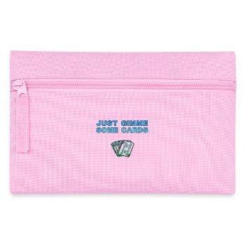Poker Poker Poker Texas Holdem Card Game - Pencil Case - pink - Front
