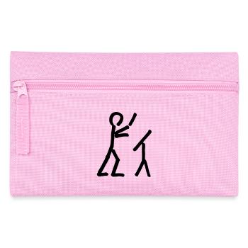 Dirigent an Dirigierpult - Federtasche - Rosa - Vorne