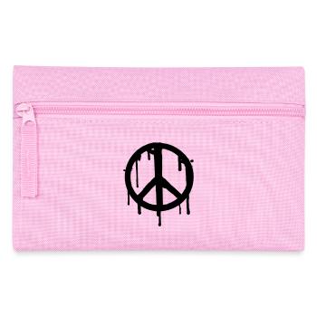 Dripping Peace - Pencil Case - pink - Front