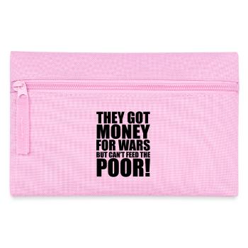 Can't Feed The Poor - Federtasche - Rosa - Vorne