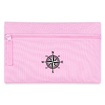 Nautic Wind Rose - Pencil Case - pink - Front