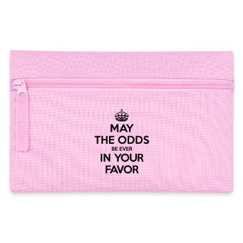 May the odds be ever in your favor (Keep Calm) - Pencil Case - pink - Front