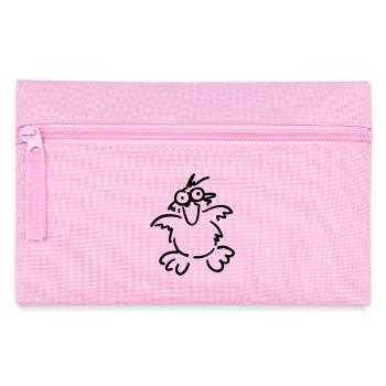 Verückter kleiner Vogel - Federtasche - Rosa - Vorne
