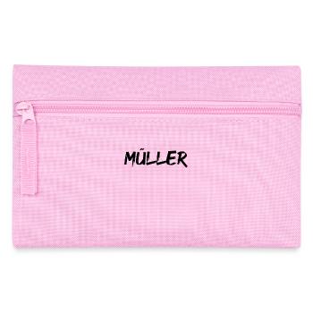 Mueller Müller Surname - Pencil Case - pink - Front