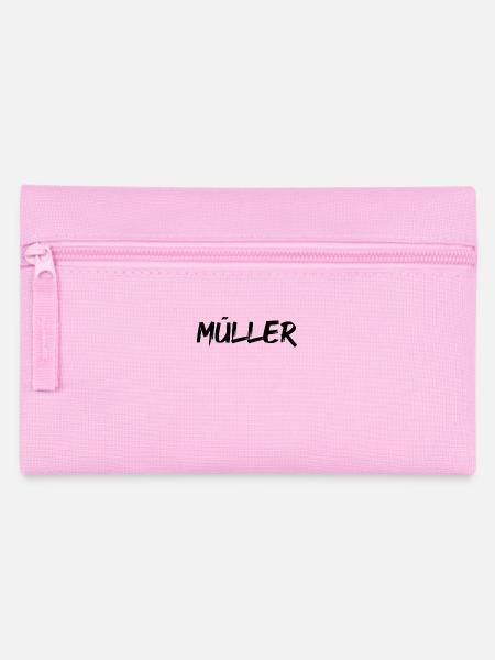 Mueller Müller Nachname - Federtasche - Rosa