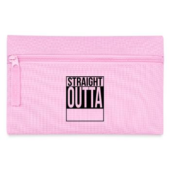 ''CUSTOM'' STRAIGHT OUTTA - Pencil Case - pink - Front