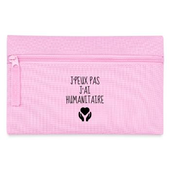 Volunteer Humanitarian Freiwilliger Bénévole - Pencil Case - pink - Front