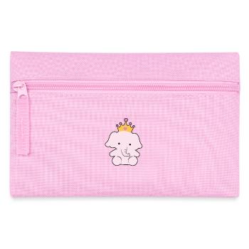 Baby Elefant, Elefanten kinder Shirt - Federtasche - Rosa - Vorne